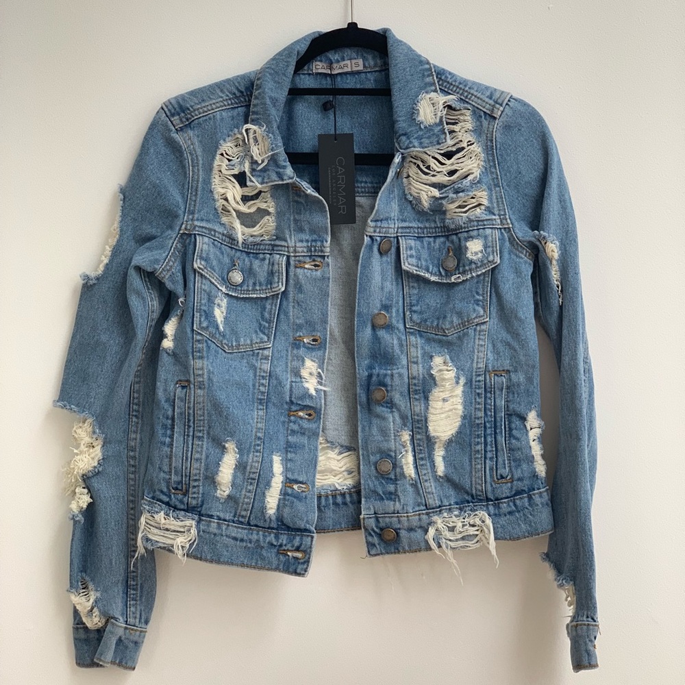 Carmar denim jacket- never worn, perfect condition